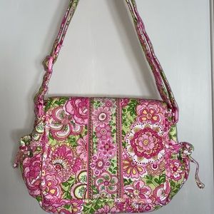 Vera Bradley Cargo Sling crossbody in retired Petal Pink pattern